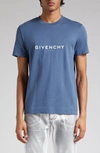 Givenchy Archetype Slim-fit T-shirt In Military Blue