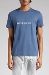 Givenchy Archetype Slim-fit T-shirt In Navy Blue