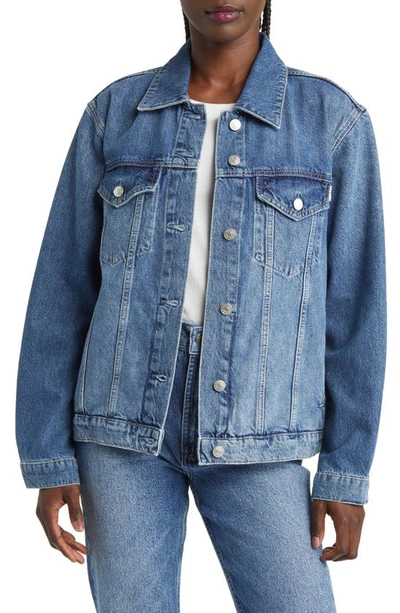 Rails Grove Boyfriend Trucker Jacket In Indigo Haze In Blue