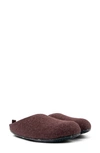 Camper Wabi Wool Slippers In Maroon