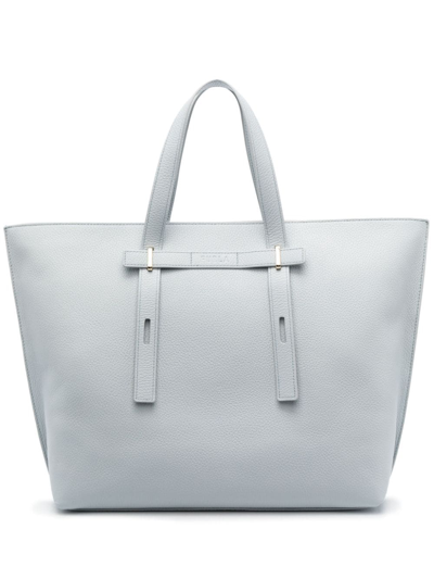 Furla Large Giove Tote Bag In Grey