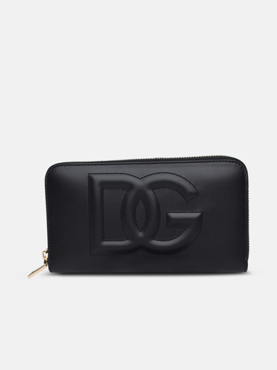 Dolce & Gabbana Dg Wallet In Black Leather