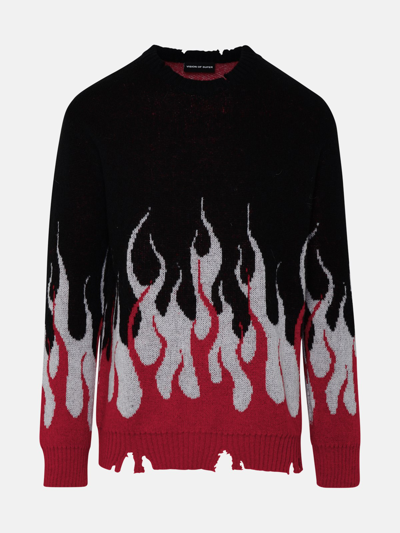 Vision Of Super Black Mohair Blend Sweater