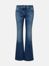OFF-WHITE FLARE BLUE COTTON JEANS