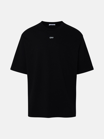 Off-white T-shirt Off Stamp Skate In Black