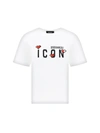 Dsquared2 Dsquared Icon Game Lover T Shirt In 100