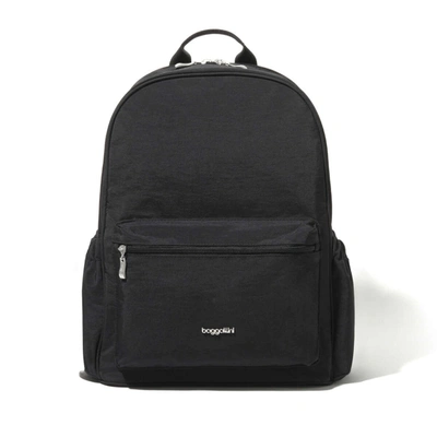 Baggallini On The Go Laptop Backpack In Black- Nylon
