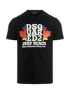 Dsquared2 Surf Beach Cotton Jersey T-shirt