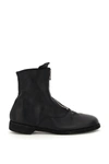 Guidi Leather Zip-front Ankle Boots