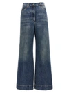Etro Baggy High Waist Wide Leg Denim Trousers
