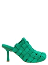A.w.a.k.e. A. W.a. K.e. Mode Woman Mules & Clogs Emerald Green Size 8 Leather