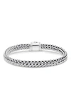 Devata Dragon Bone Chain Bracelet In Silver