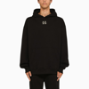 44 LABEL GROUP 44 LABEL GROUP FALLOUT BASIC BLACK COTTON HOODIE