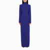 Monot Long Dress With Back Slit And Maxi Cut-out In Blue