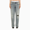 DARKPARK LOW-WAISTED WASHED JEANS