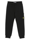 Stone Island Straight-leg Cargo Trousers In Nero