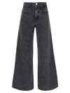 Isabel Marant Lemony High-rise Flared Jeans In Grey