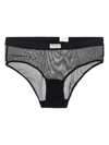 Alexander Wang Classic Thong With Bodywear Label In Black