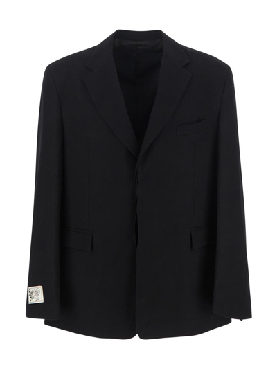 Family First Classic Single Breast Over Jacket In Black
