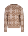 ETRO ETRO PATTERNED INTARSIA KNITTED JUMPER