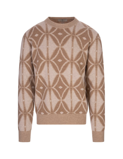 Etro Patterned Intarsia Knitted Jumper In Multi