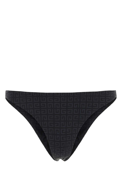 Givenchy Black 4g Bikini Bottoms In 002 Black/grey