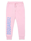 Dsquared2 Logo-print Drawstring Track Pants In Pink
