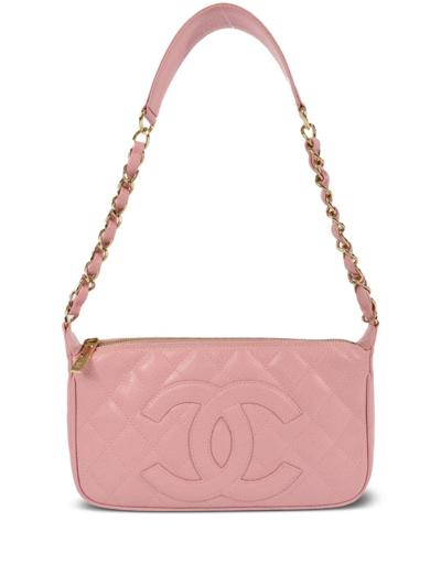 Pre-owned Chanel 2003 Cc Timeless Shoulder Bag In Pink