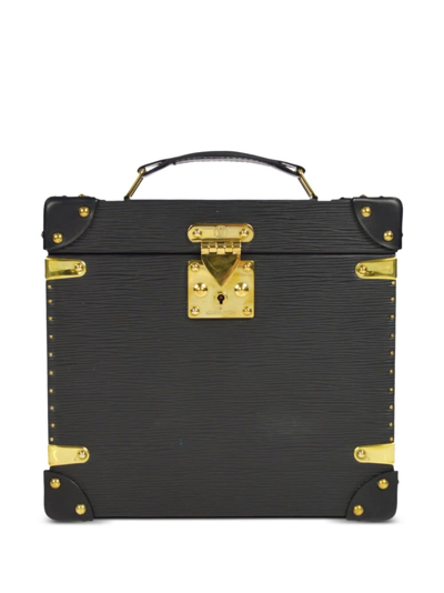 Pre-owned Louis Vuitton 2014  Boite Flaconnier Trunk Bag In Black