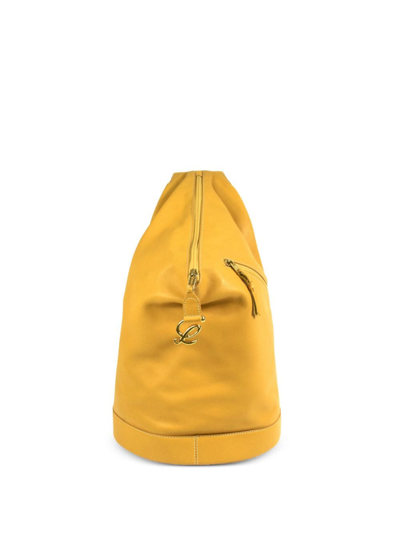 Pre-owned Loewe 1990-2000 Anton Sling Shoulder Bag In Yellow