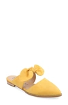 Journee Collection Journee Telulah Bow Mule In Mustard