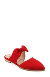 Journee Collection Journee Telulah Bow Mule In Red