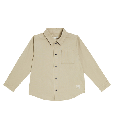 Liewood Kids' Costa Cotton Shirt In Beige