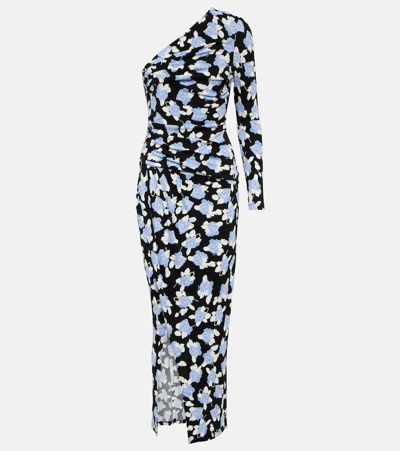 Diane Von Furstenberg Kitana One-shoulder Maxi Dress In Multicoloured