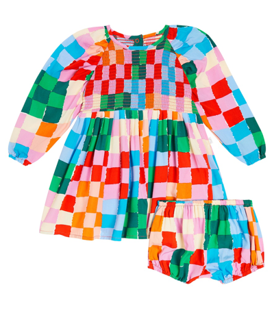 Stella Mccartney Baby Printed Dress And Bloomers Set In Multicoloured