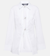 JACQUEMUS LA CHEMISE LAVIOR COTTON-BLEND SHIRT