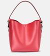 Christian Louboutin Cabachic Mini Satin Bucket Bag In Pink