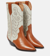 Isabel Marant Woman Ankle Boots Camel Size 10 Leather In Brown