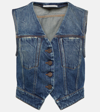 STELLA MCCARTNEY CROPPED DENIM VEST