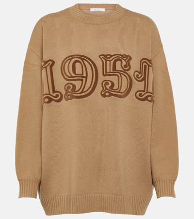 Max Mara Fido 1951 Sweater In Brown