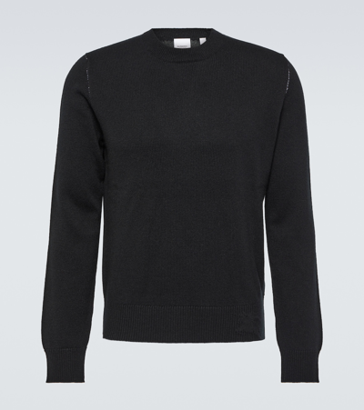 Burberry Cashmere Sweater In Black