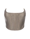 Giuseppe Di Morabito Rhinestone-embellished Strapless Top In Silver