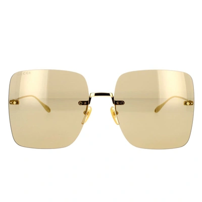 Gucci Gg1147s Gold Female Sunglasses
