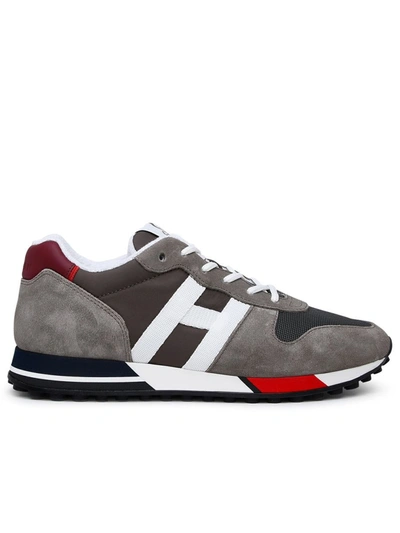 Hogan H383 Sneaker H Nastro In Grey
