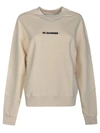Jil Sander Crew-neck Sweatshirt With Logo Print