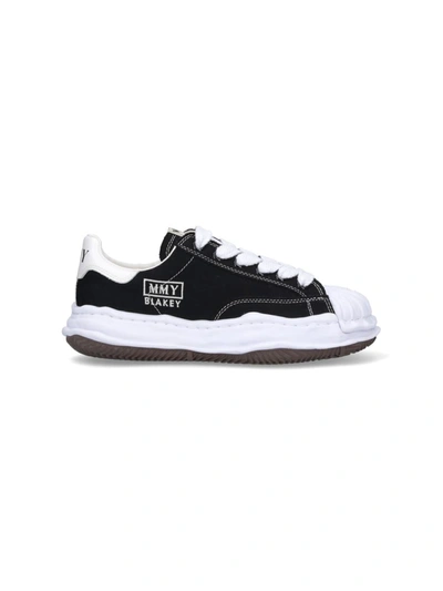 Miharayasuhiro Maison Mihara Yasuhiro Blakey Original Sole Canvas Low-top Sneakers Shoes In Black