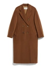 Max Mara 101801 Double-breasted Wool Coat In Caramello