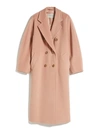Max Mara Freshly Cut Wool Cashmere Double-breasted Coat In Rosa