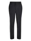P.a.r.o.s.h Parosh Lille Wool Blue Trousers In Black