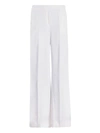 P.a.r.o.s.h Straight-leg Knitted Trousers In White